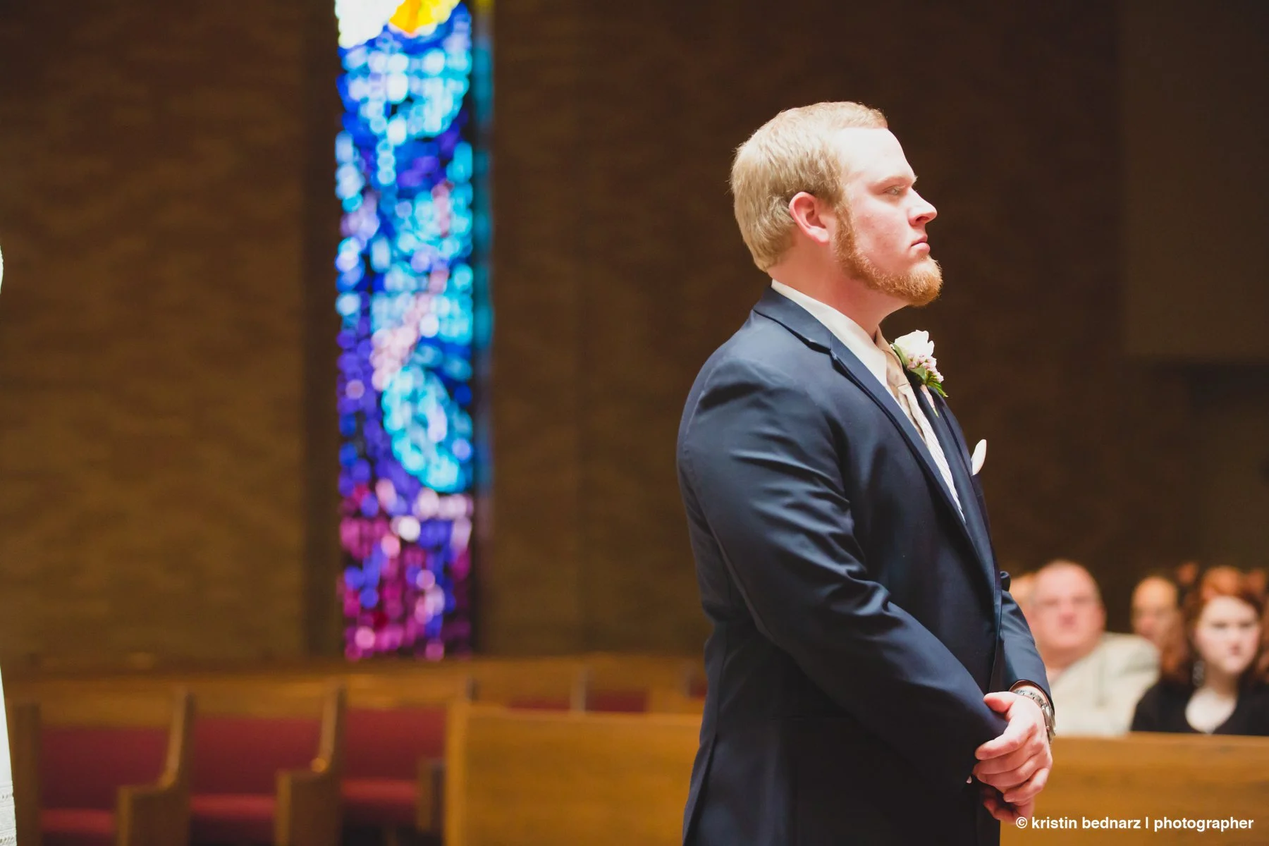  His face means business.  I wonder if he’s thinking…I shall not cry.  I shall not cry. 