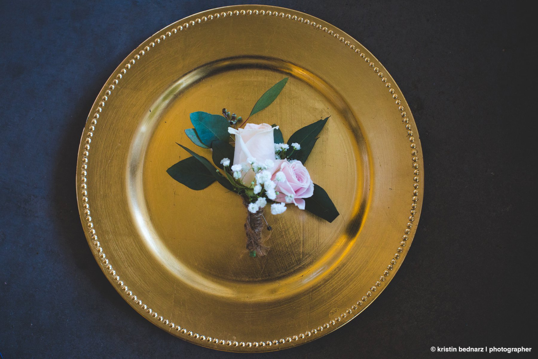  It’s amazing how many things look fabulous on a gold charger plate.   