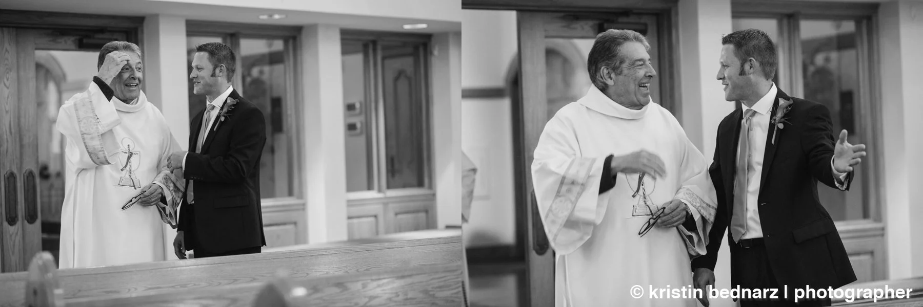  Kody had some downtime while guests arrived and I’m guessing he was discussing the mass.  Who knows?  What I do know is he has such a way with people and such a good listener, he makes you feel like you are the only one in the room when you are havi