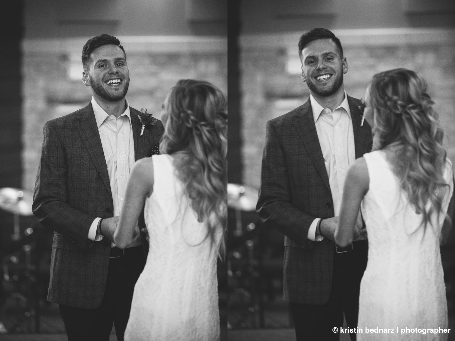  Cole was so sweet during the vows!  Lots of love between these two! 