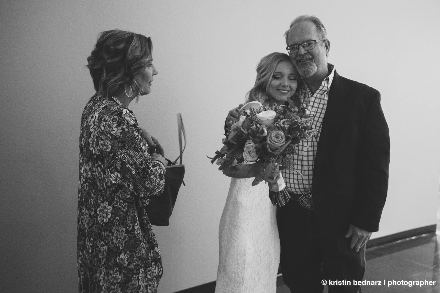  lots of hugs and good wishes were waiting for these two in that hallway! 