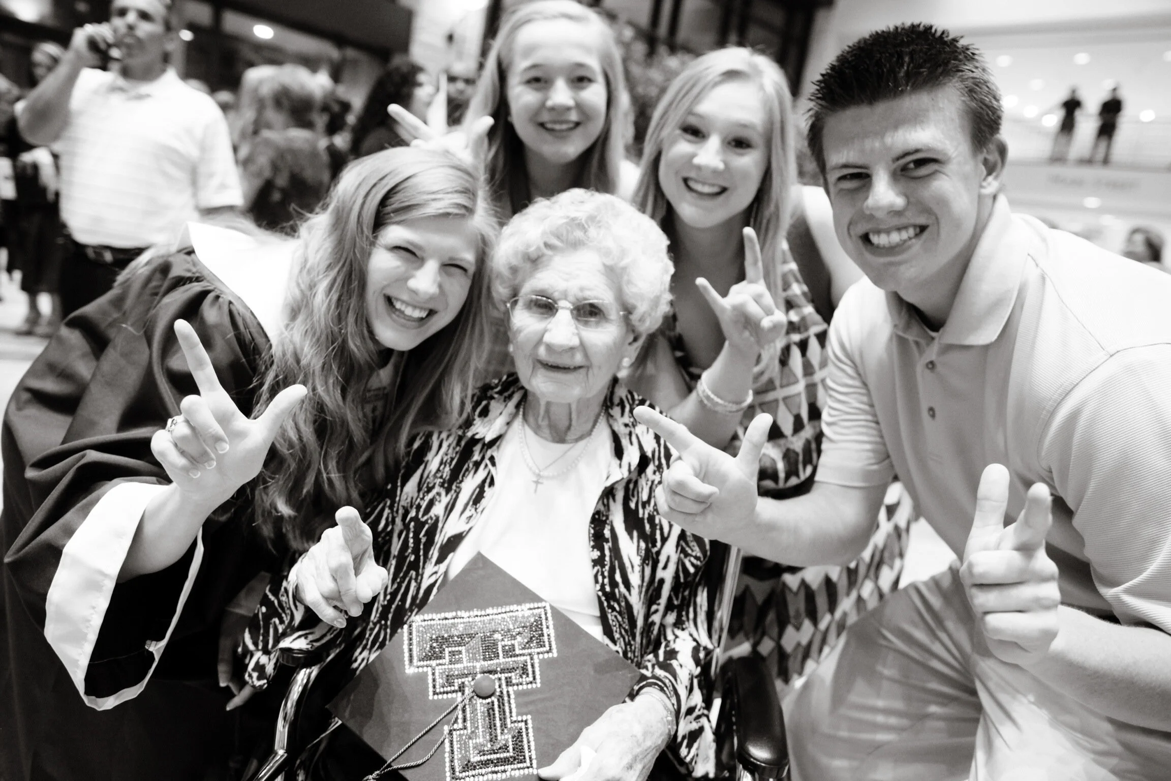  Life went on.   My niece,  Brooke’s graduation from Prosper High. 
