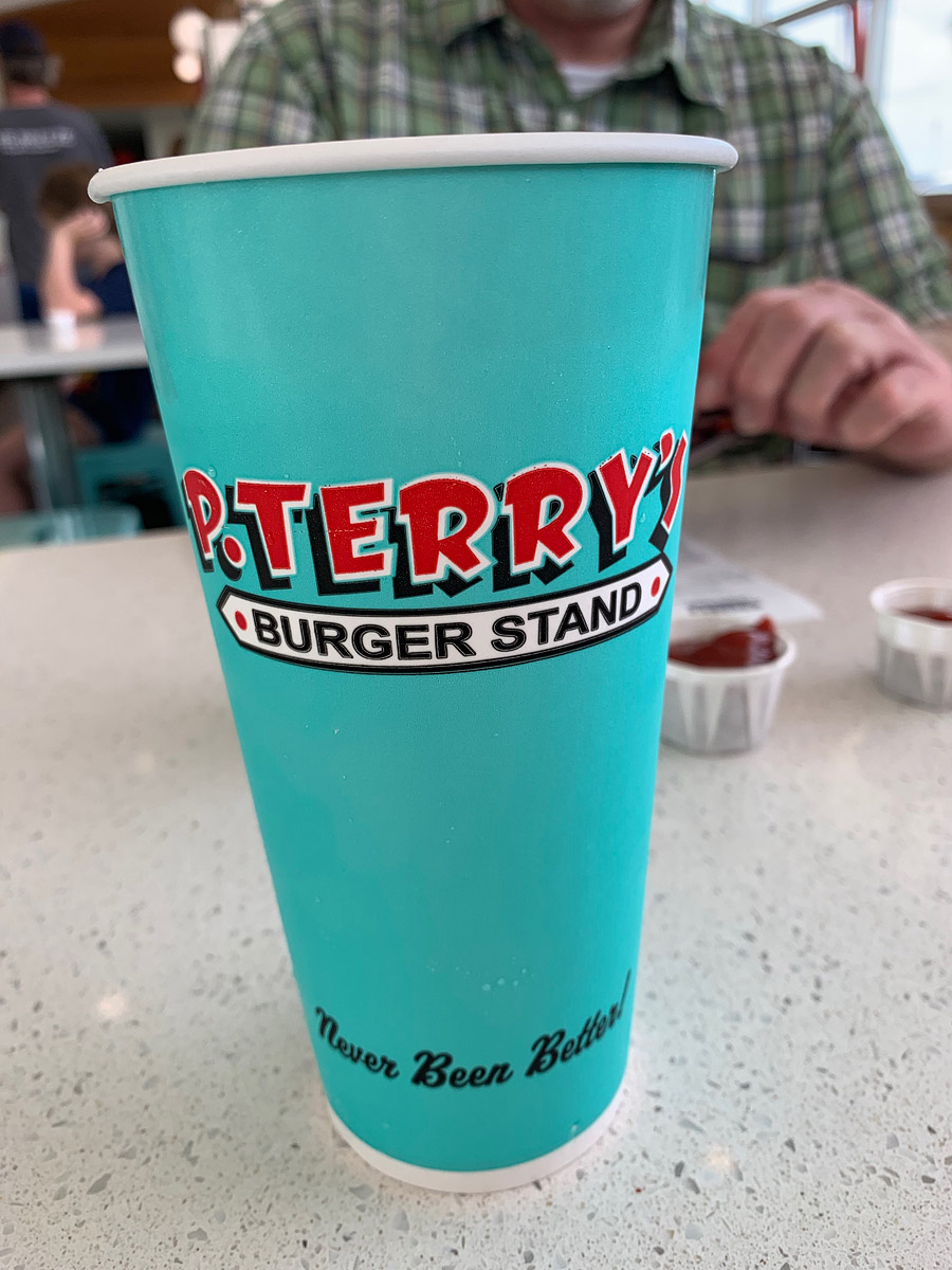  any decent trip to Austin must involve a trip to  P Terry’s  for burgers and fries. 