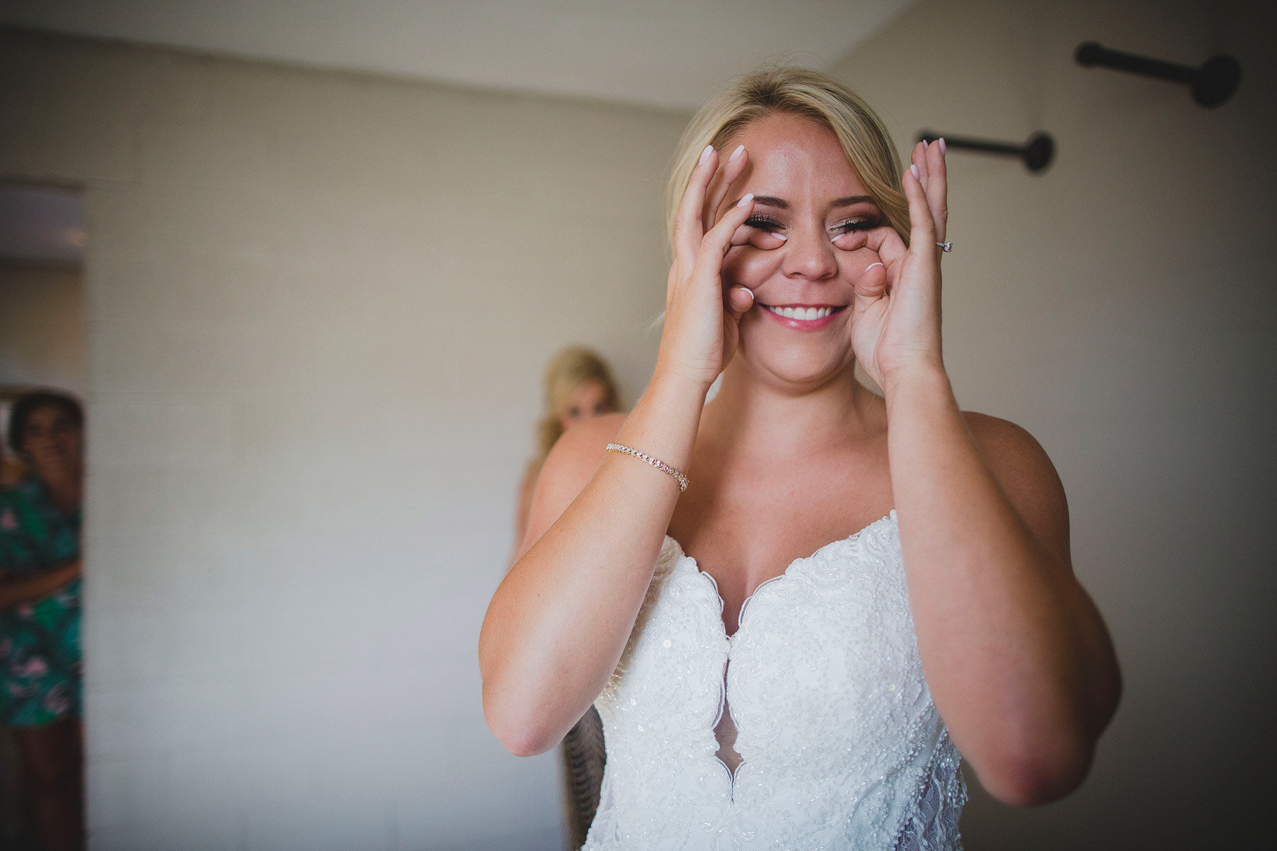  I think all brides do at some point?  I’m only happy when I’m around to photograph it. 
