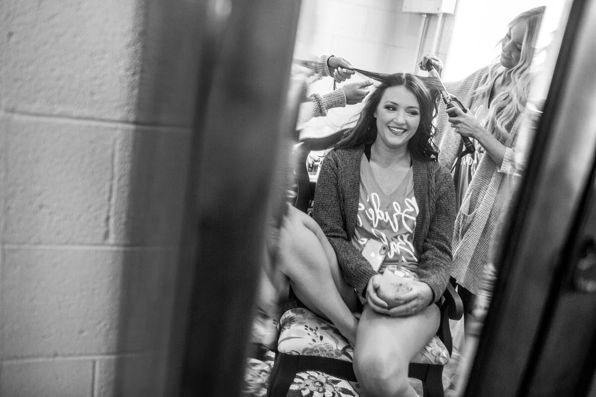  I’ve photographed many, many wedding with this pretty momma above.  Even her own wedding which included one of my favorite daddy + daughter dance images, thank you.  (another image to share with you guys…) I teased Baylee this day about paying her b