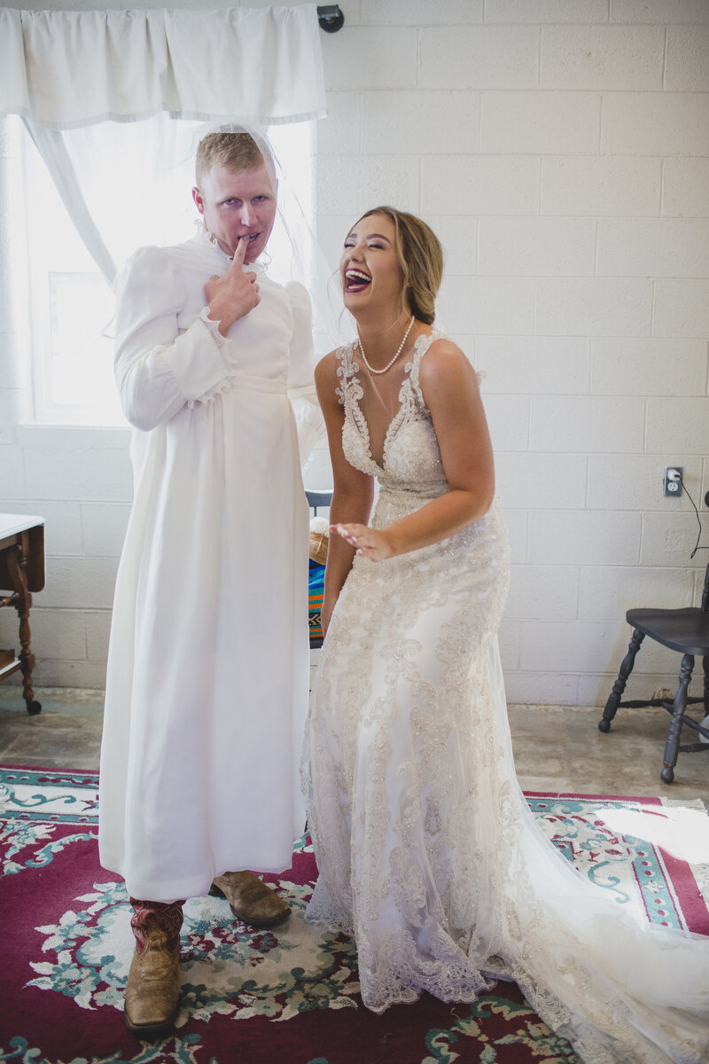  and then another bride showed up and tried to steal her thunder!  What the heck!  She was ever gracious and may have even purchased his gown.  After all, he loves the groom as well.  And because he can’t marry him, he thought they could trick him.  