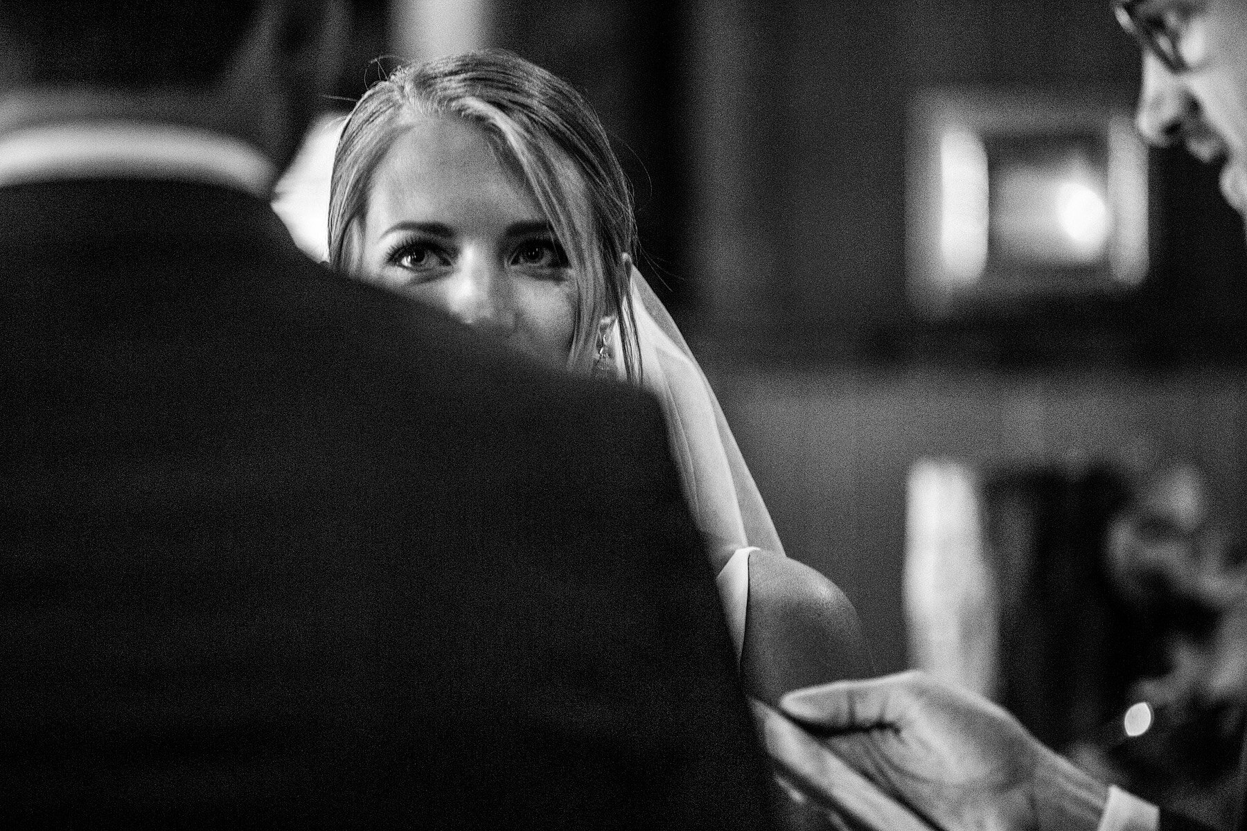 I try and look for moments that are unique to each couple.  I mean a wedding is a wedding is a wedding.  So you try to move around and get all the shots you can so that you can make good pictures.  I LOVE this one! 