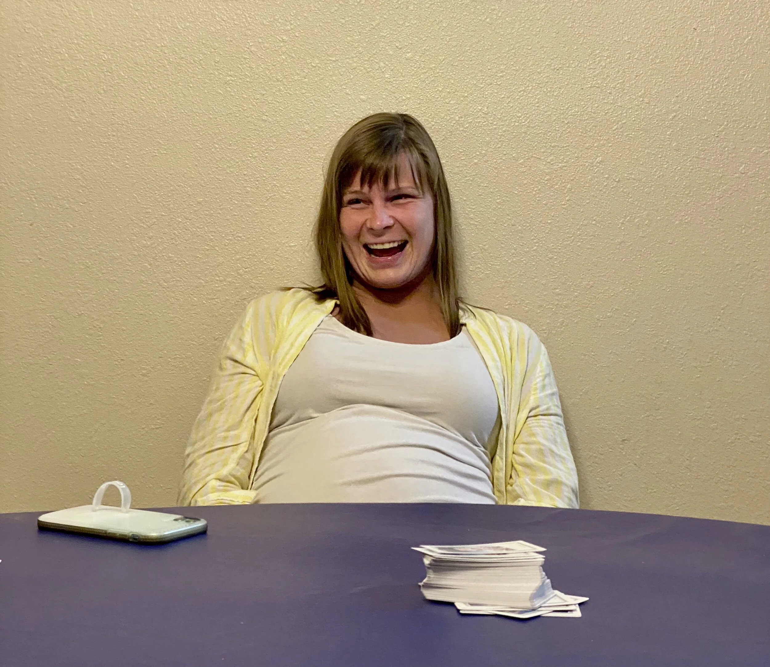 yes.  We kept a preggo momma up late as well.  I’m so sorry, Val!  This is baby number 5 for them and I’m putting my money on a boy!