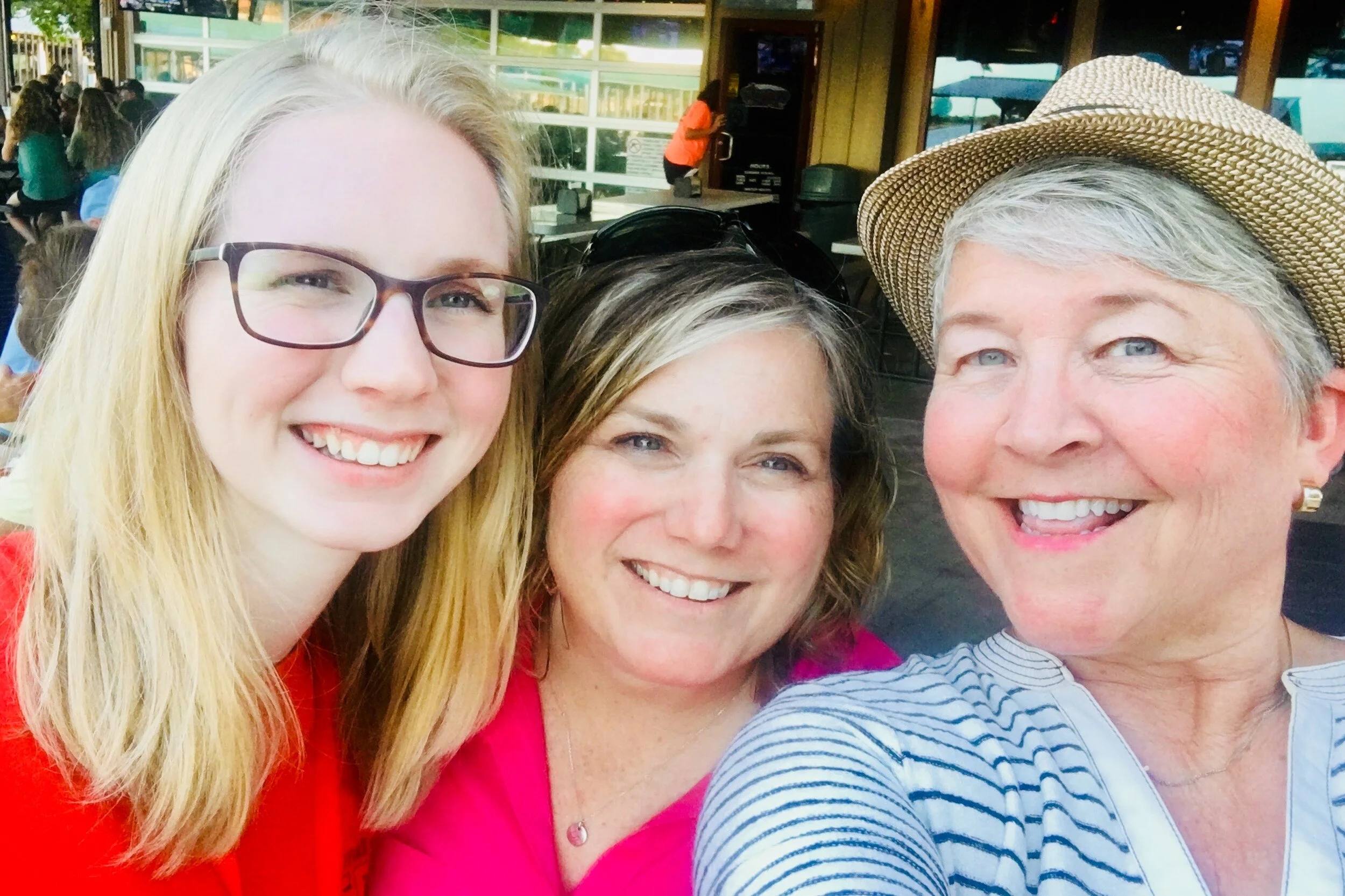 Brynn, Bridgette and me a few years ago enjoying some time in Granbury.  She’s a bit shorter then me but oh, so much fun!