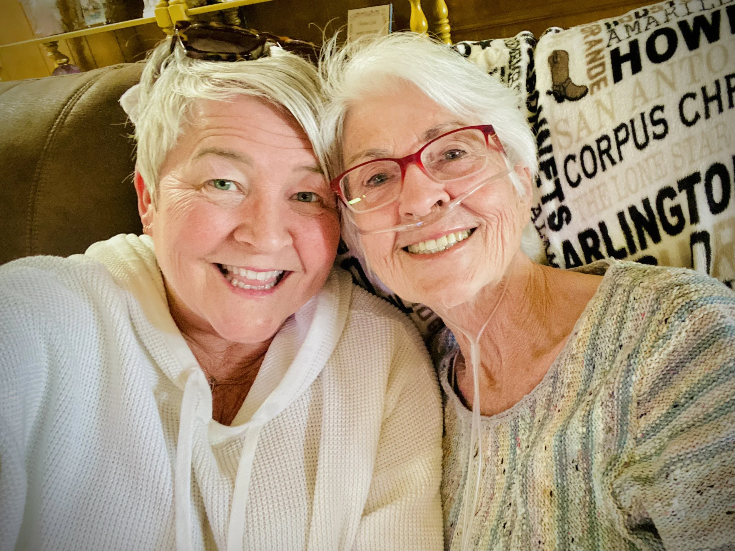  Mom was thriving, but still missing Donnie. 