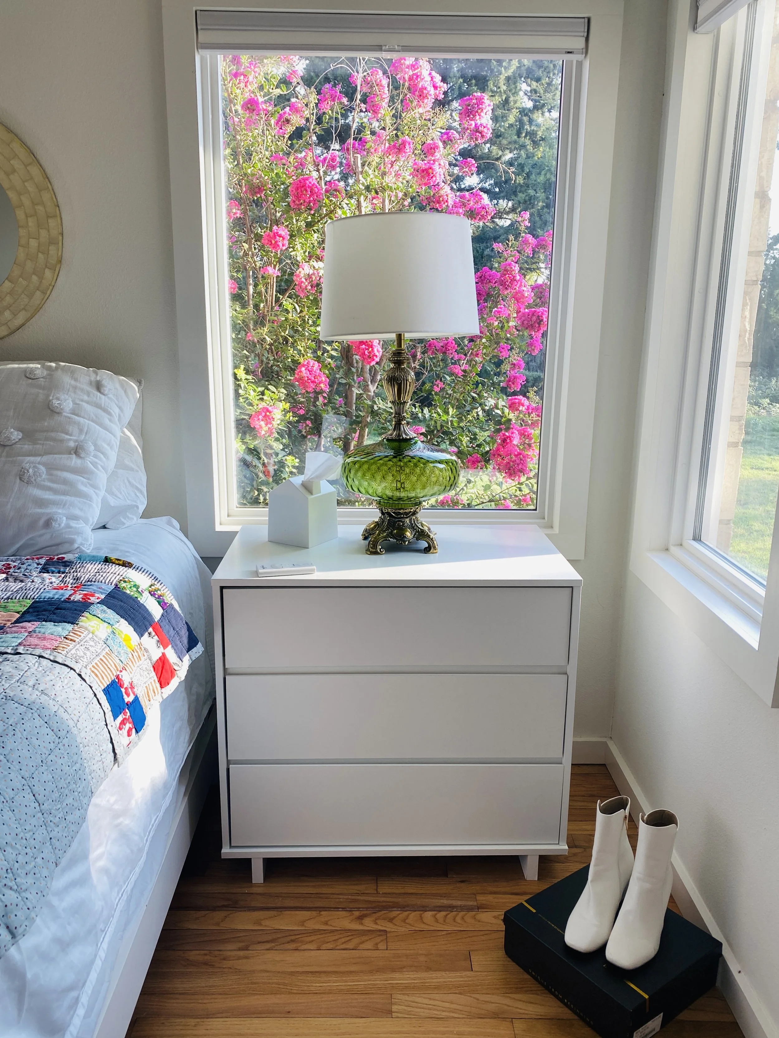  July always means the trees are blooming and sunshine is almost every day! 