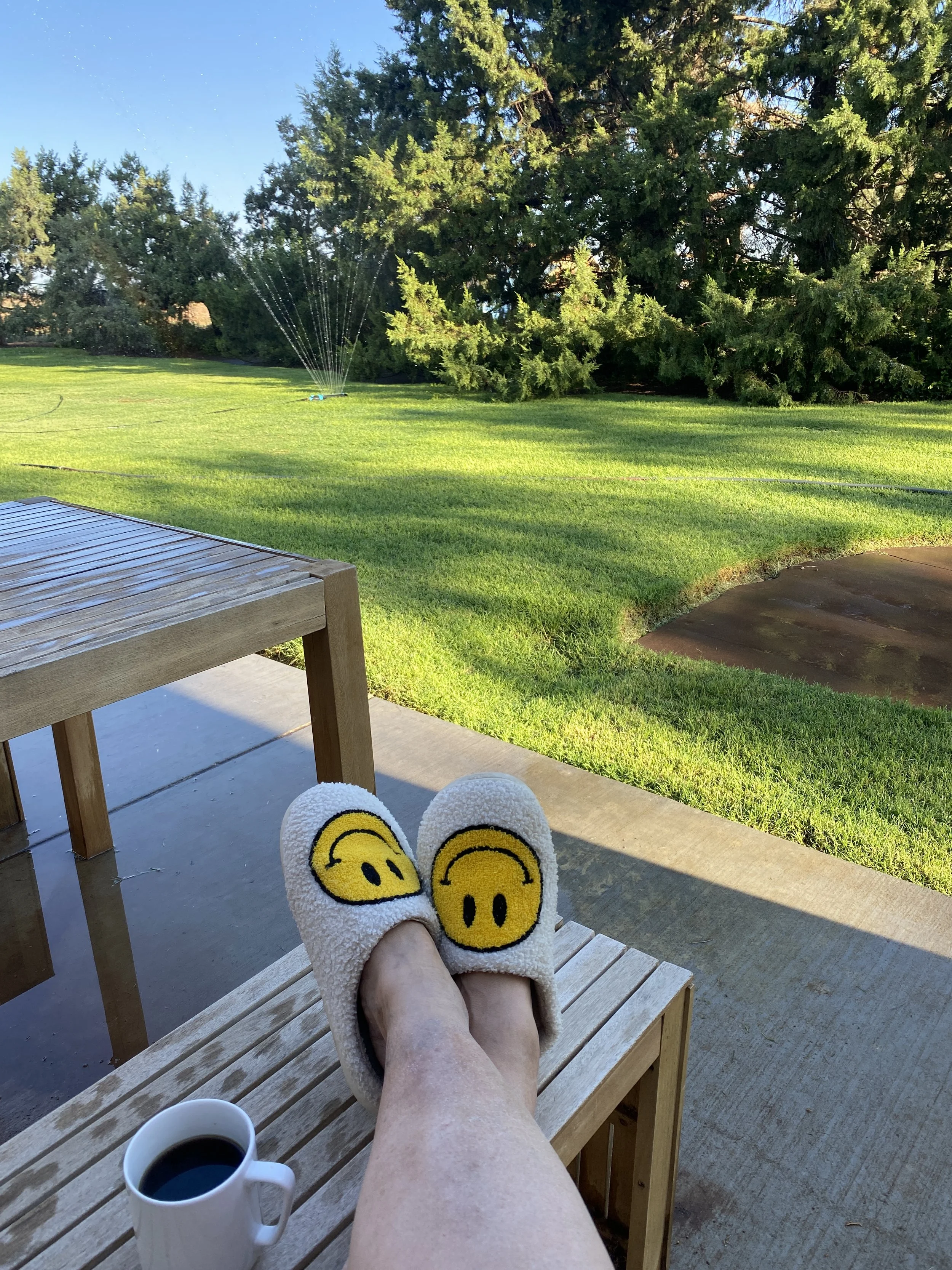  We sure enjoyed Devin's yard! 