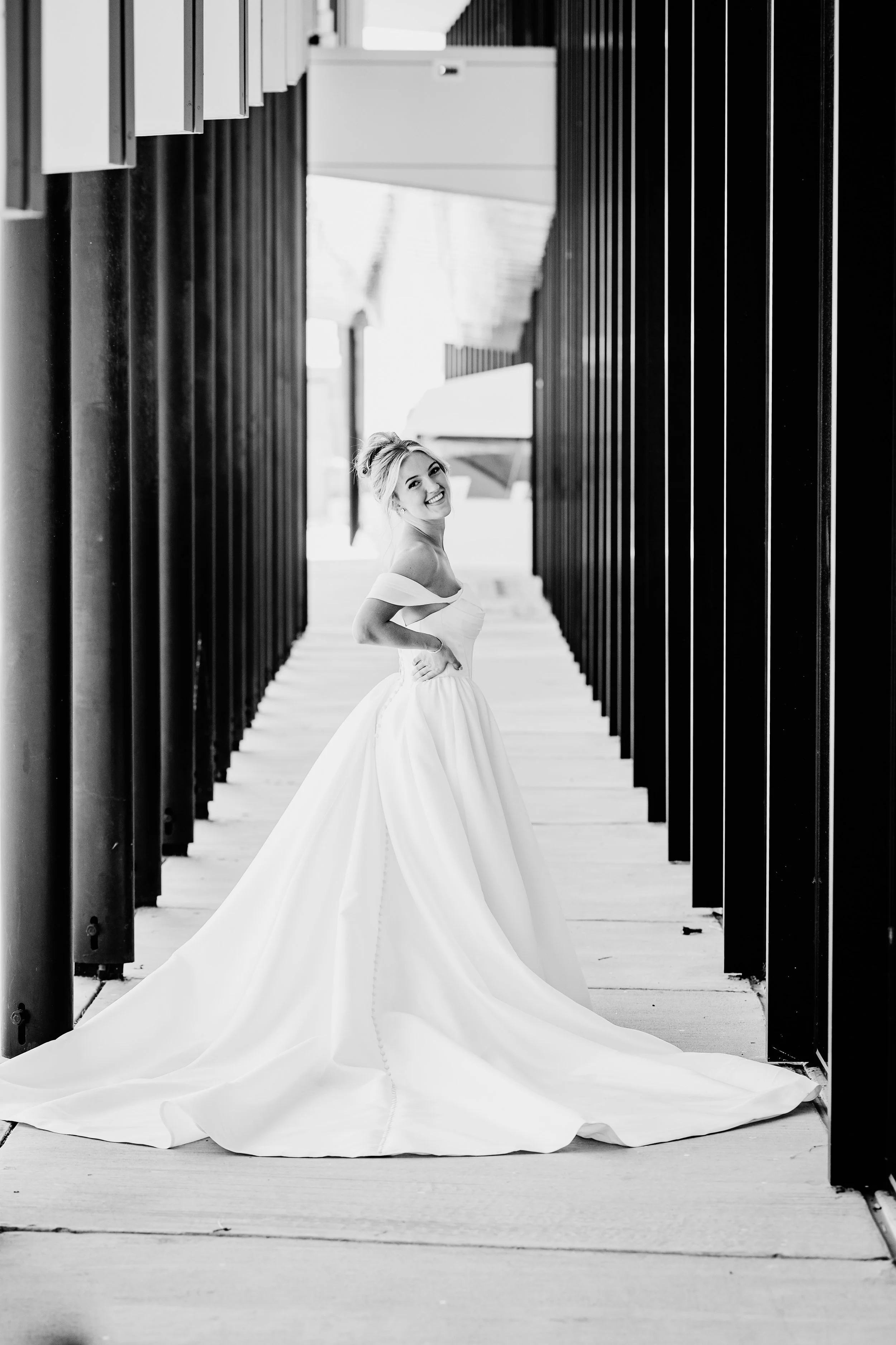 the one with a bridal session at the Buddy Holly