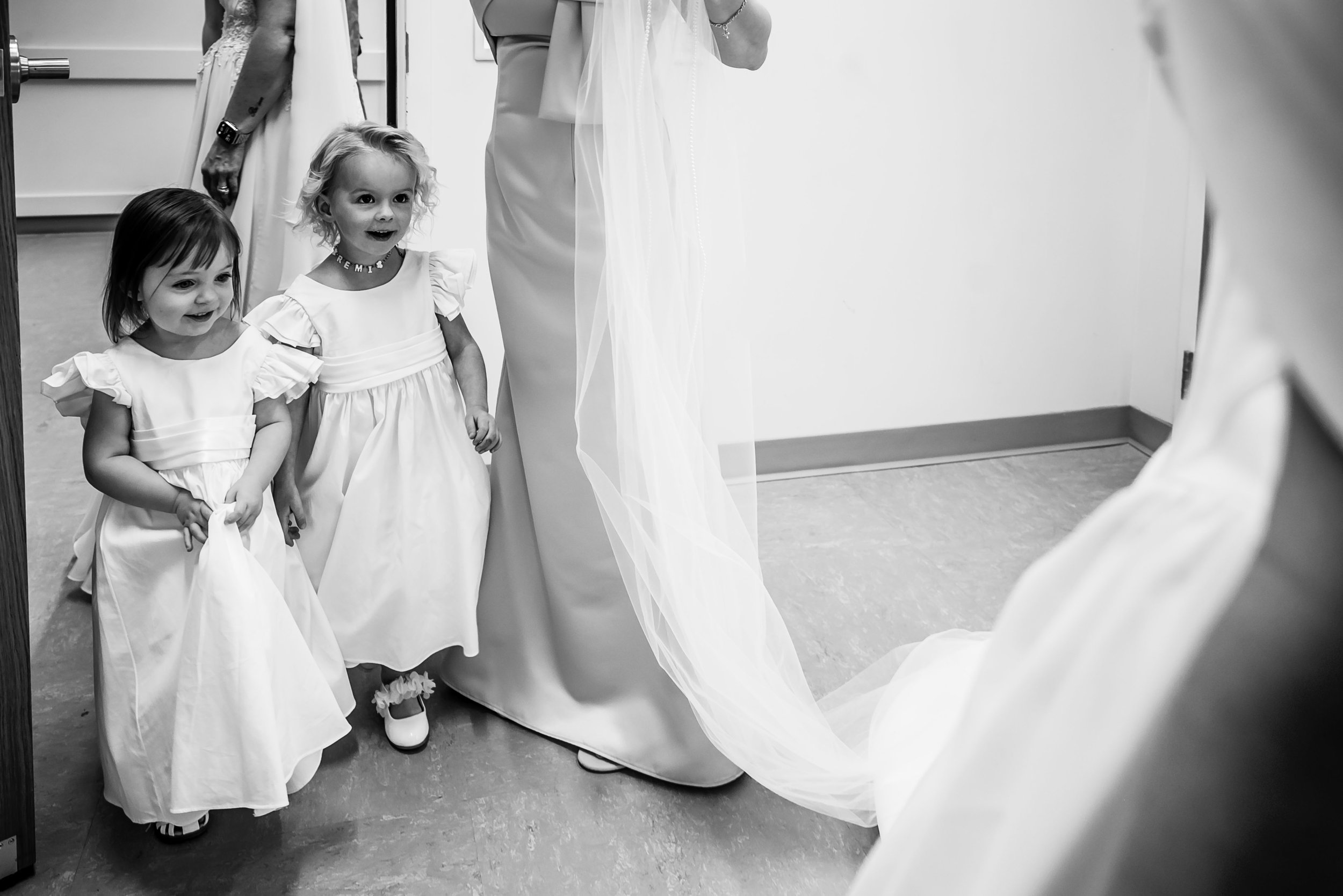  These two LOVED watching Jayci get ready! 