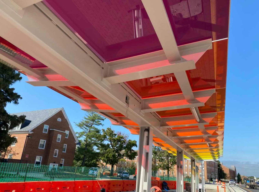 New Shelters and Art Installations for Purple Line