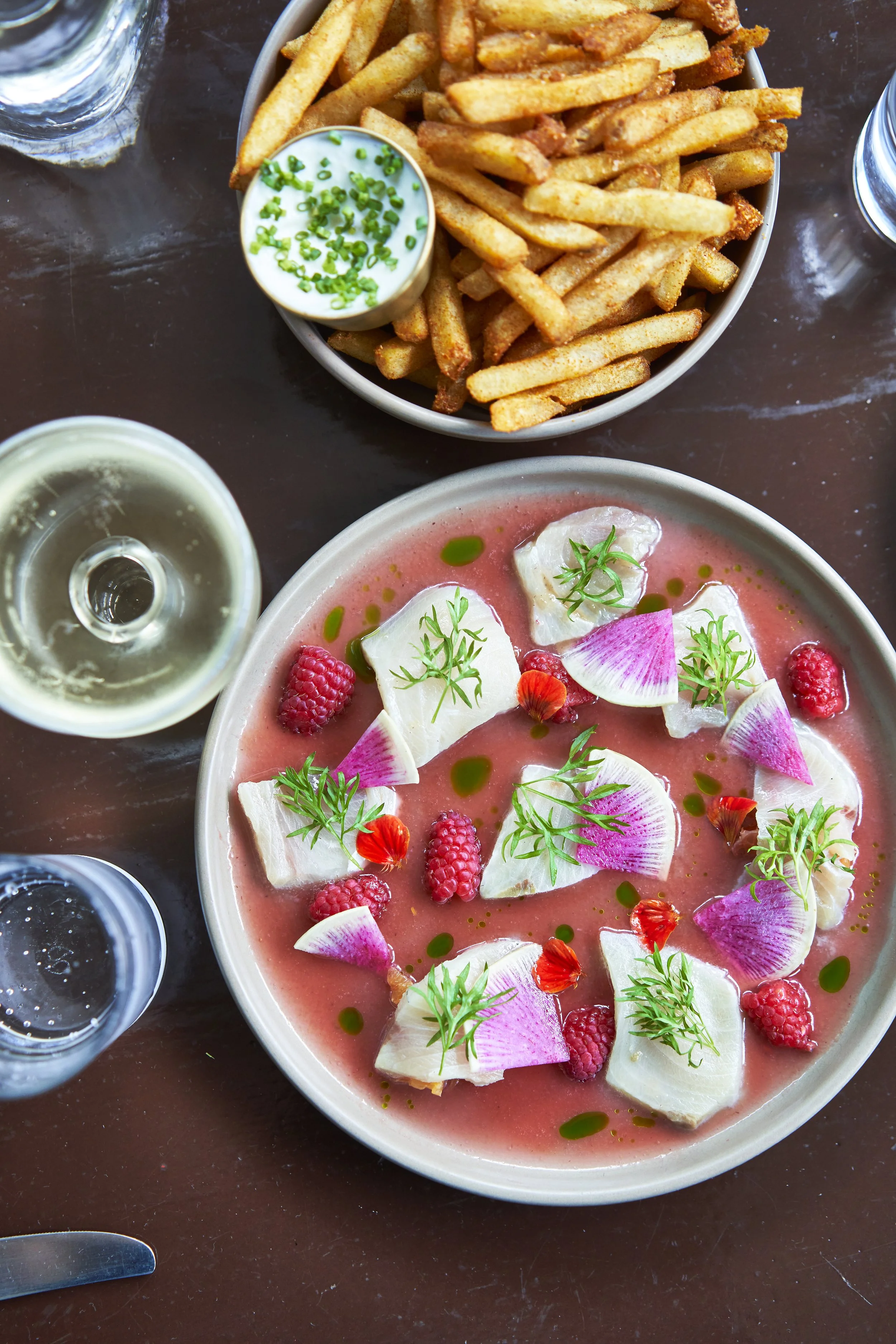 Hamachi Crudo