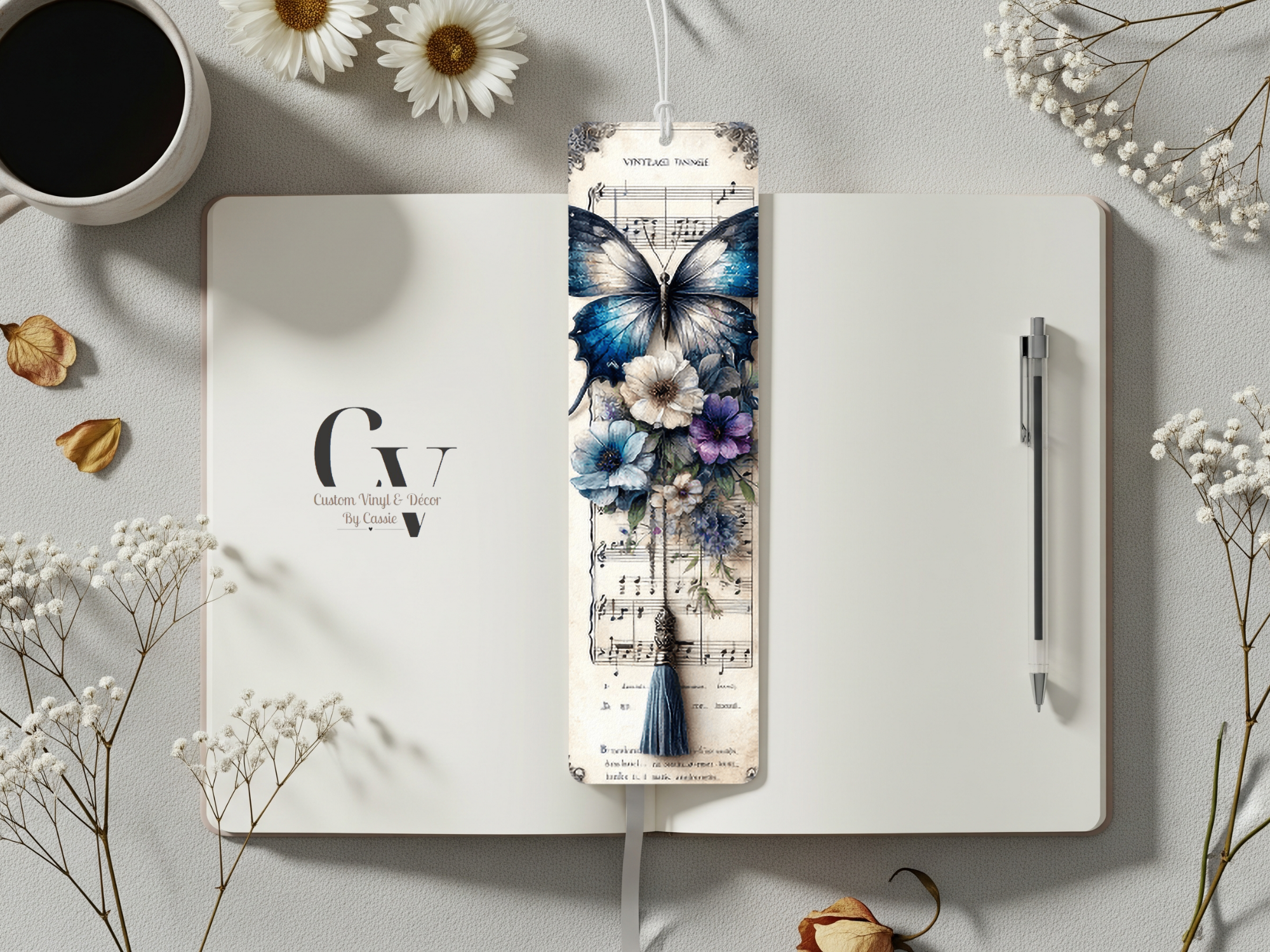 Butterfly Notes Bookmark