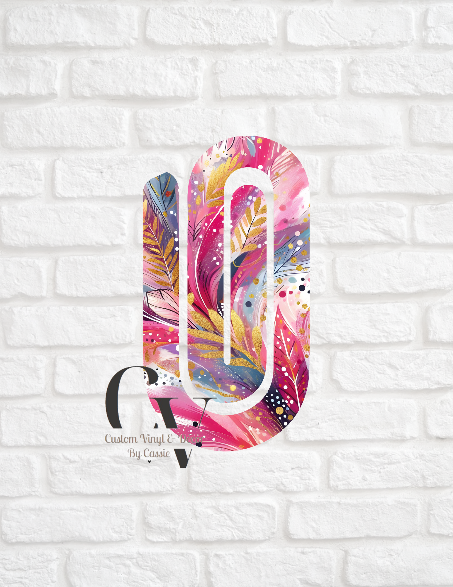 Swirl Branch Paperclip Bookmark