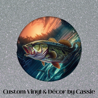 Sunset Fish Coaster Set