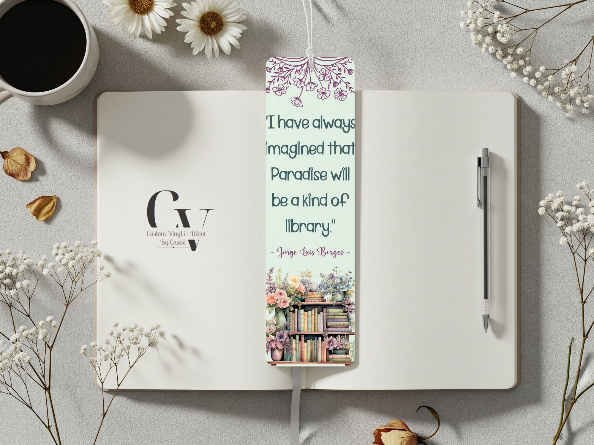 Library Paradise Bookmark