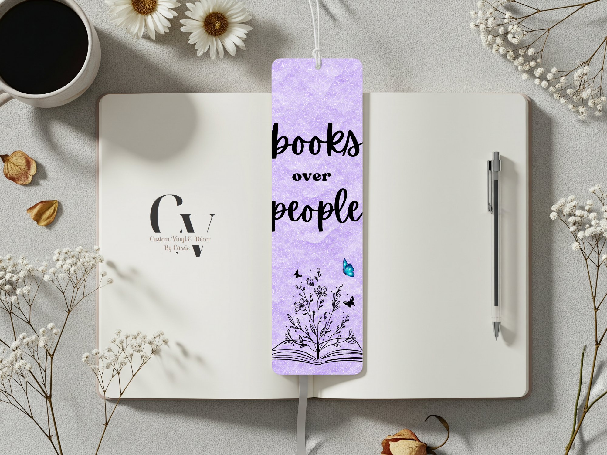 Books Over People Bookmark