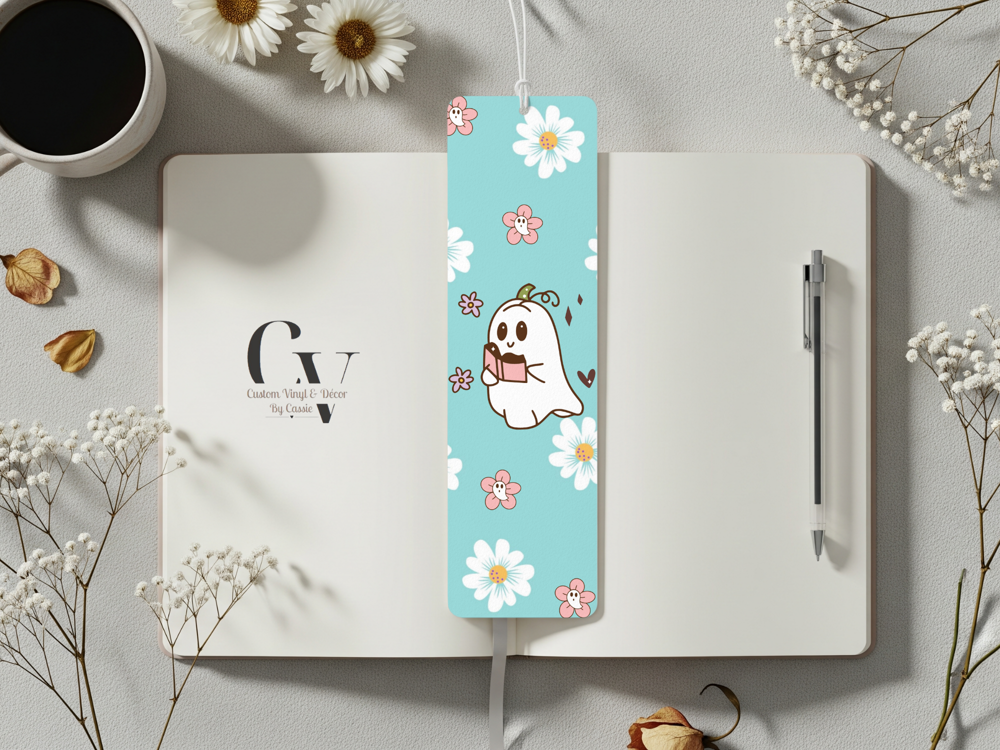 Cute Ghost Bookmark