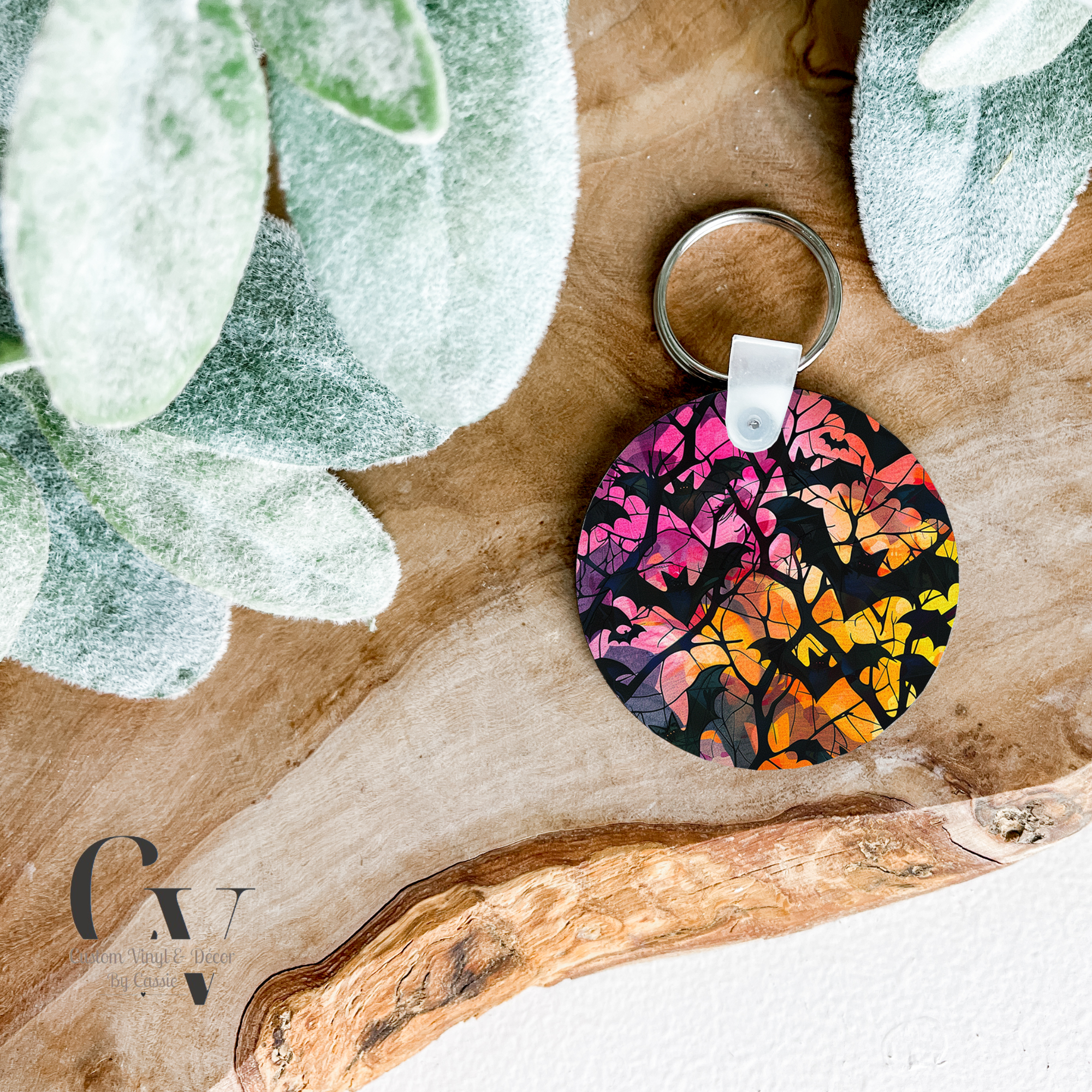 Halloween Bat Keychain