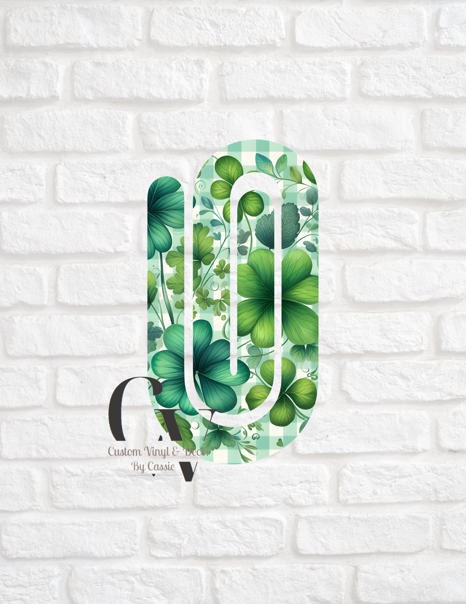 Clover Paperclip Bookmark