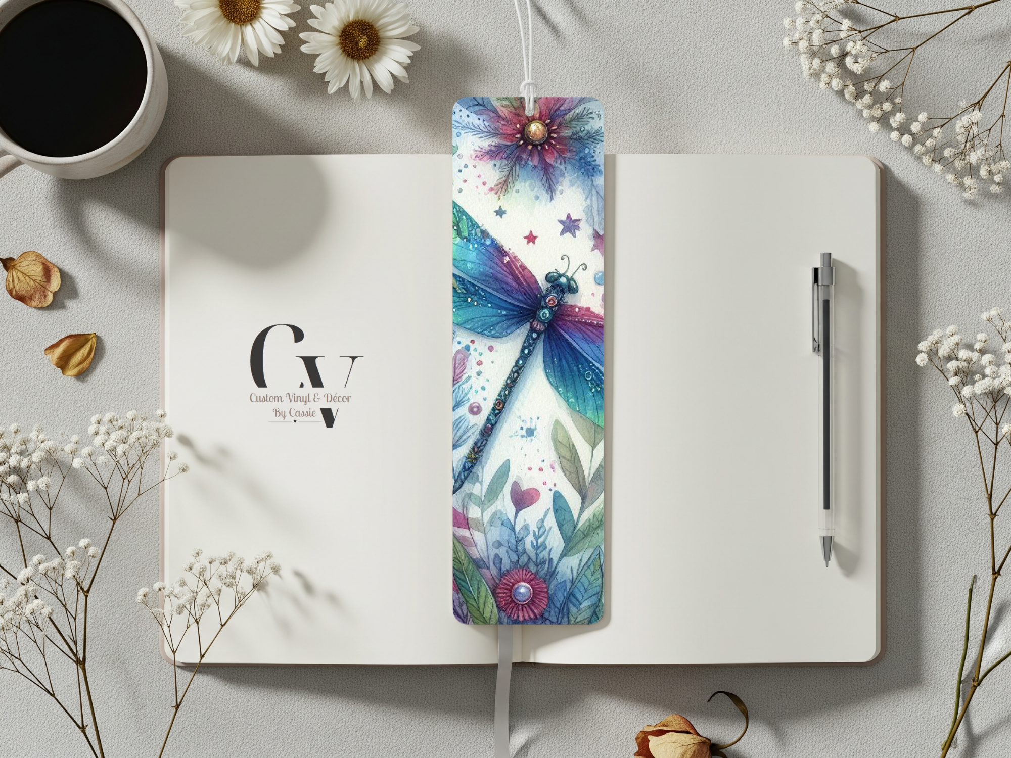Twinkling Dragonfly Bookmark