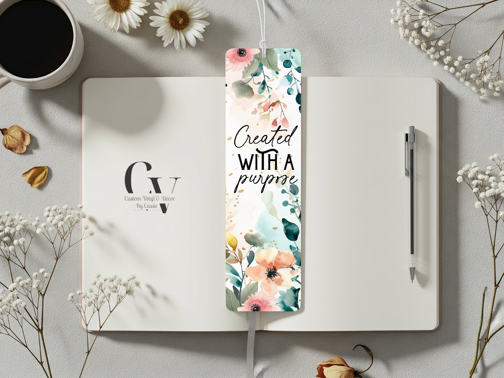 Created With A Purpose Bookmark