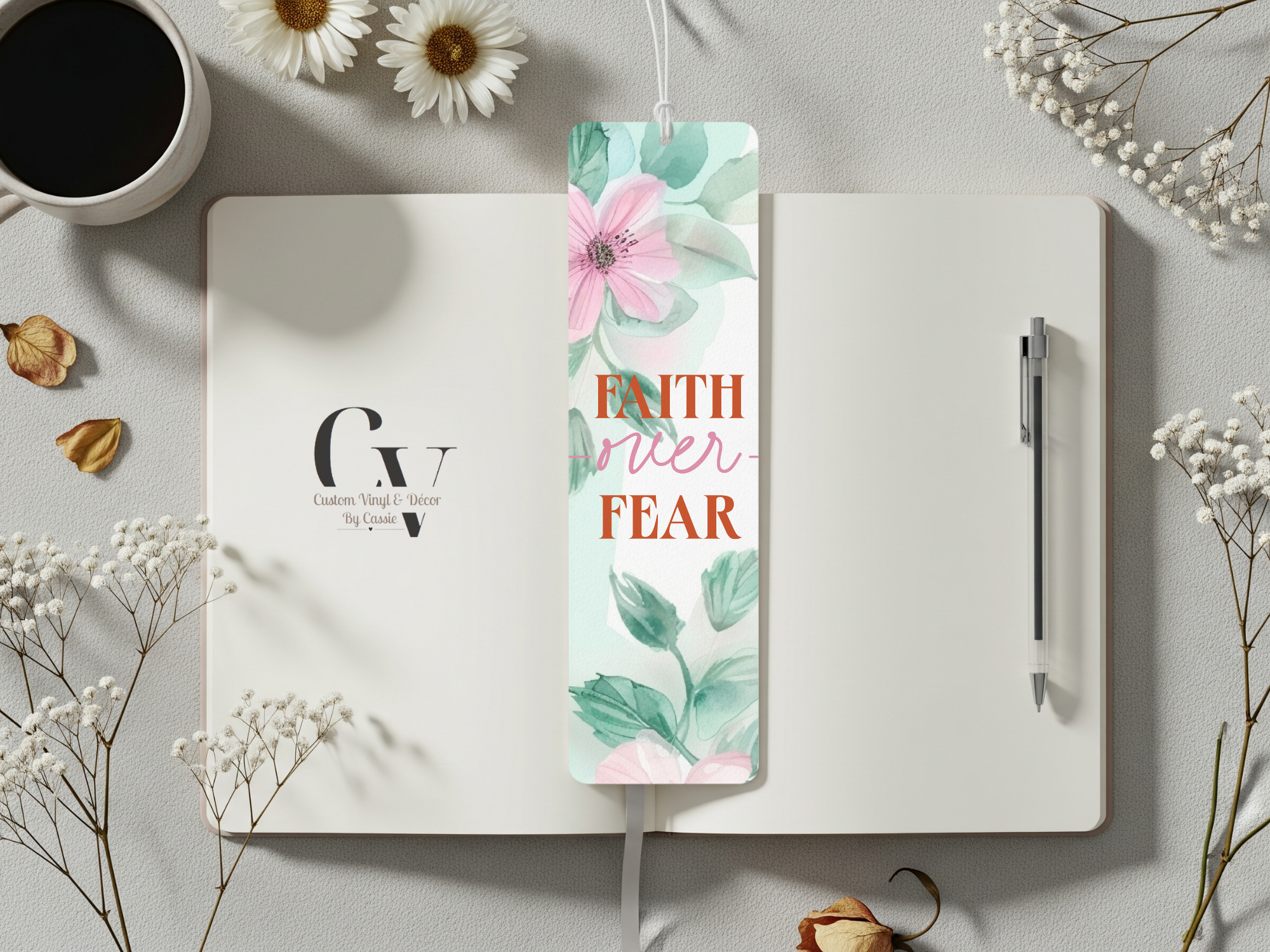 Faith Over Fear Bookmark