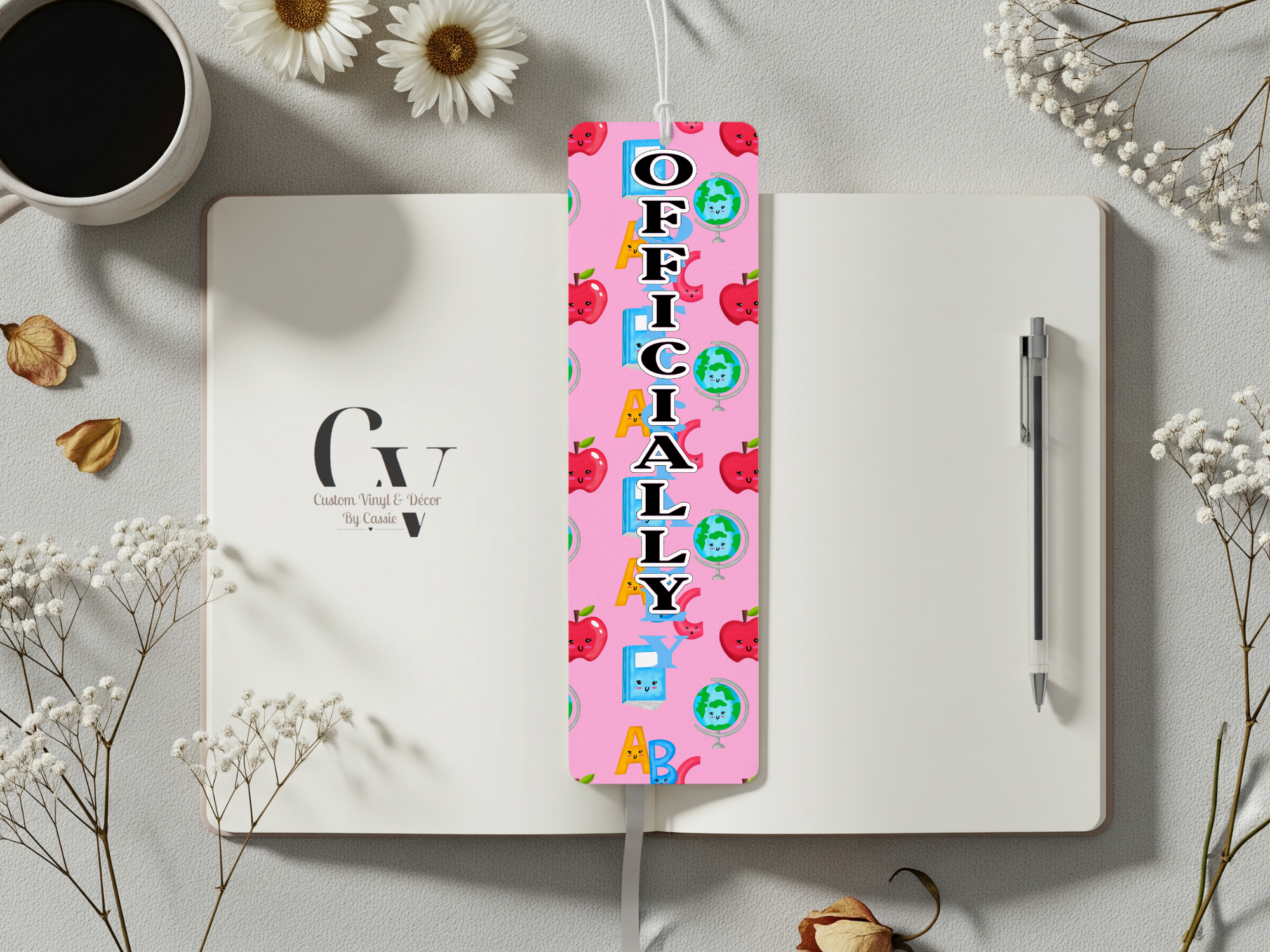 Pink Officially Bookmark