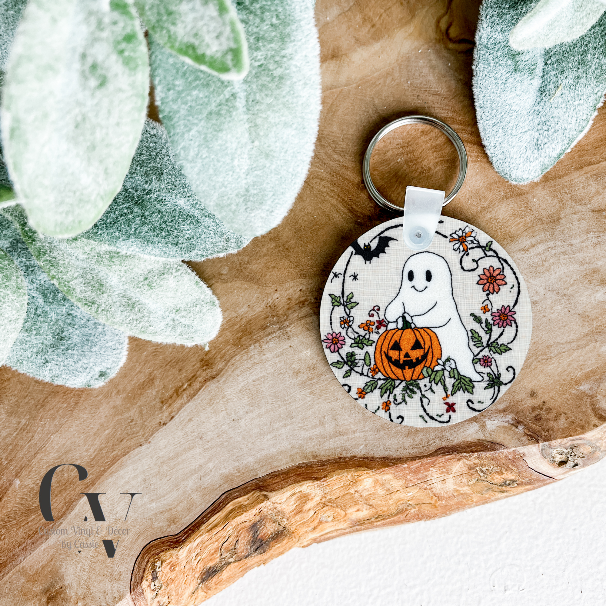 Ghostly Vine Keychain