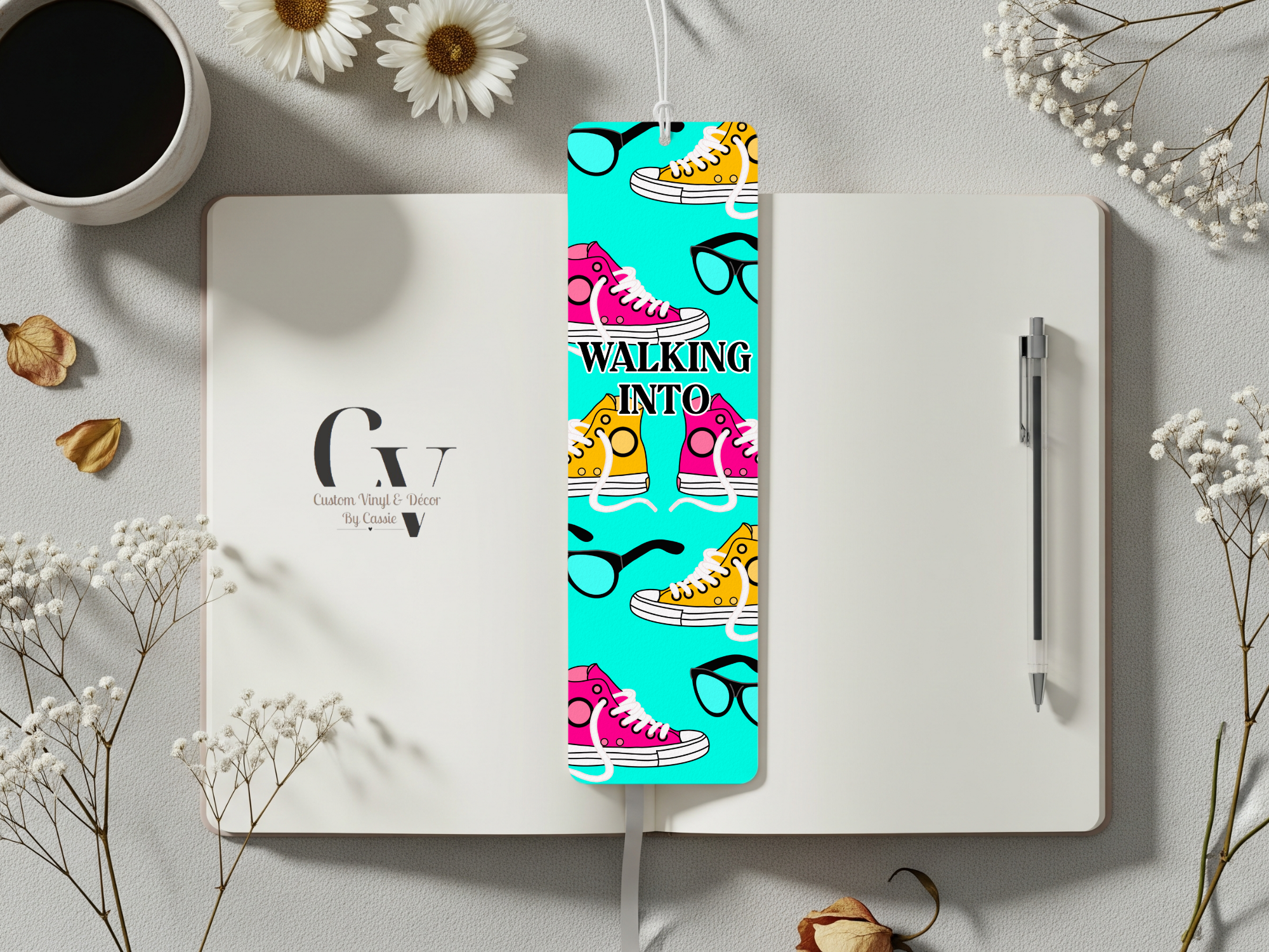 Walking Into Shoes Bookmark