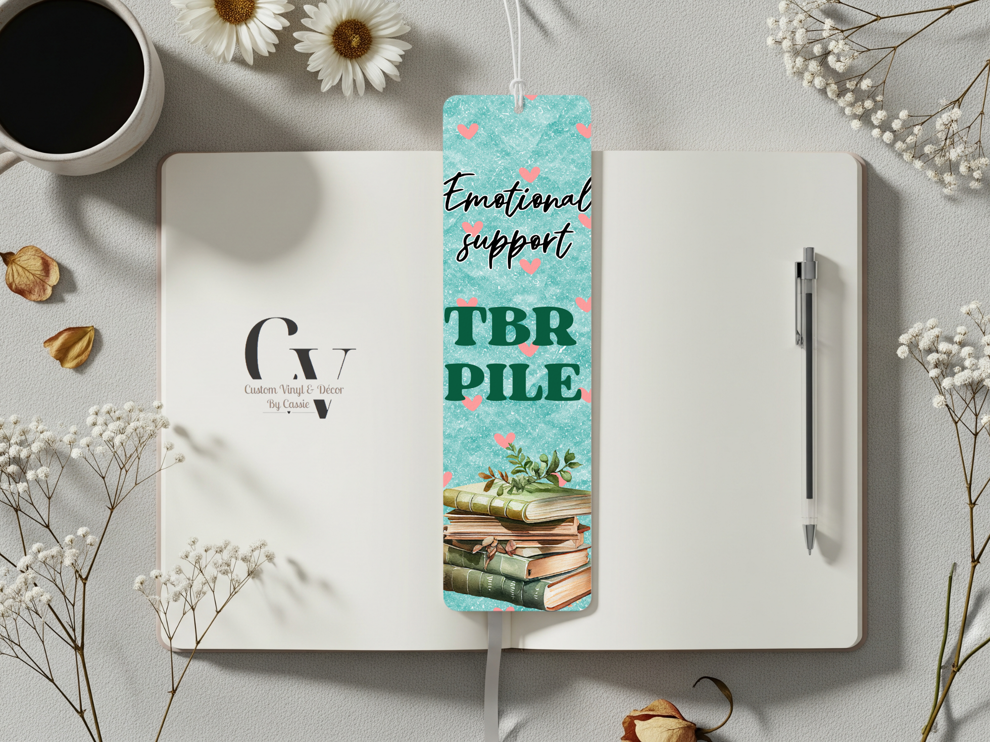 Emotional Support Pile Bookmark