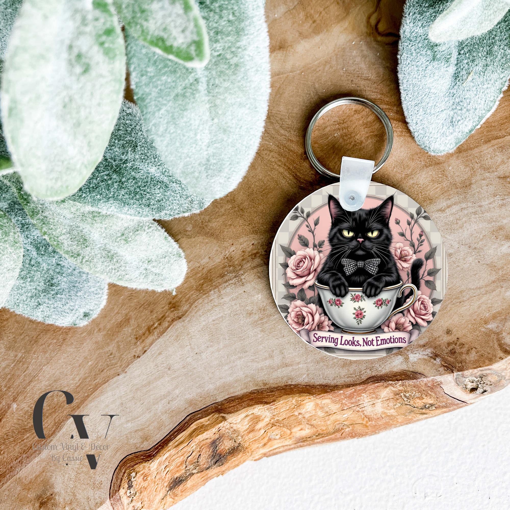 Serving Looks Keychain