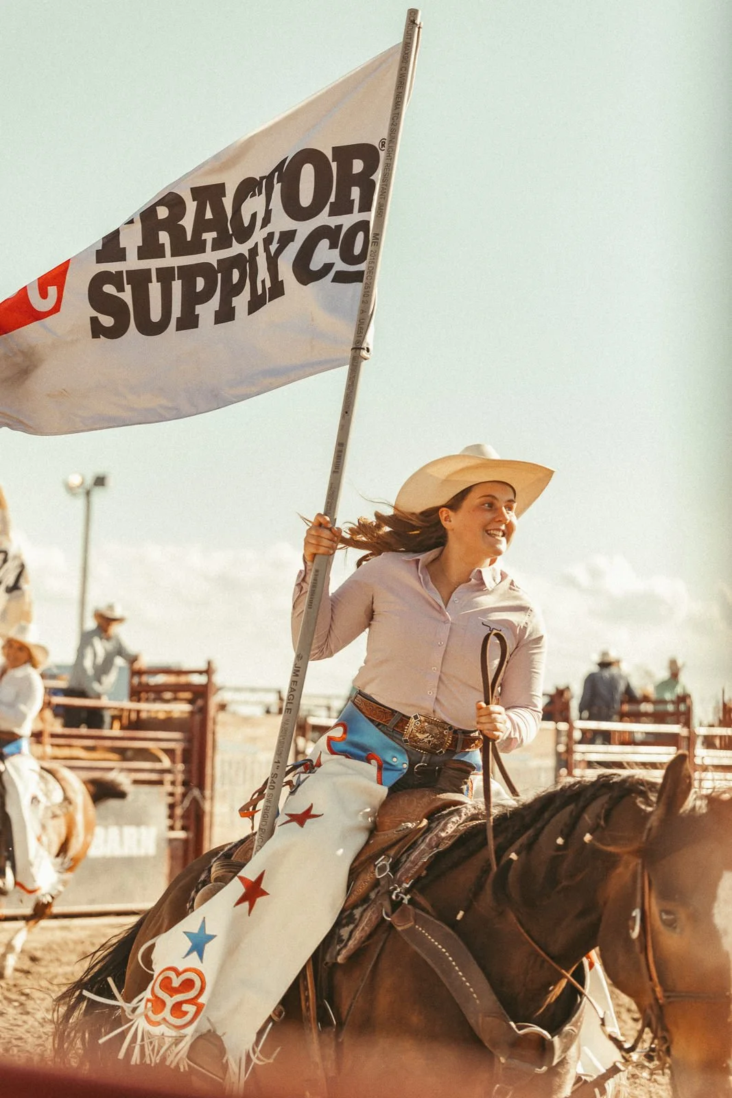 Cowgirl at Goshen Stampede Rodeo