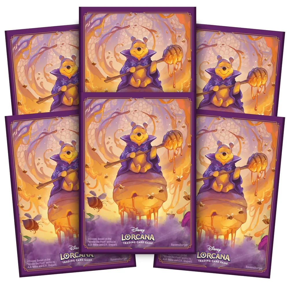 winnie the pooh card sleeves Amazon.com: Ravensburger Disney Lorcana TCG Card Sleeves Featuring Winnie  The Pooh – Hunny Wizard by John Loren | 65 Protective Sleeves for TCG Decks main image 0