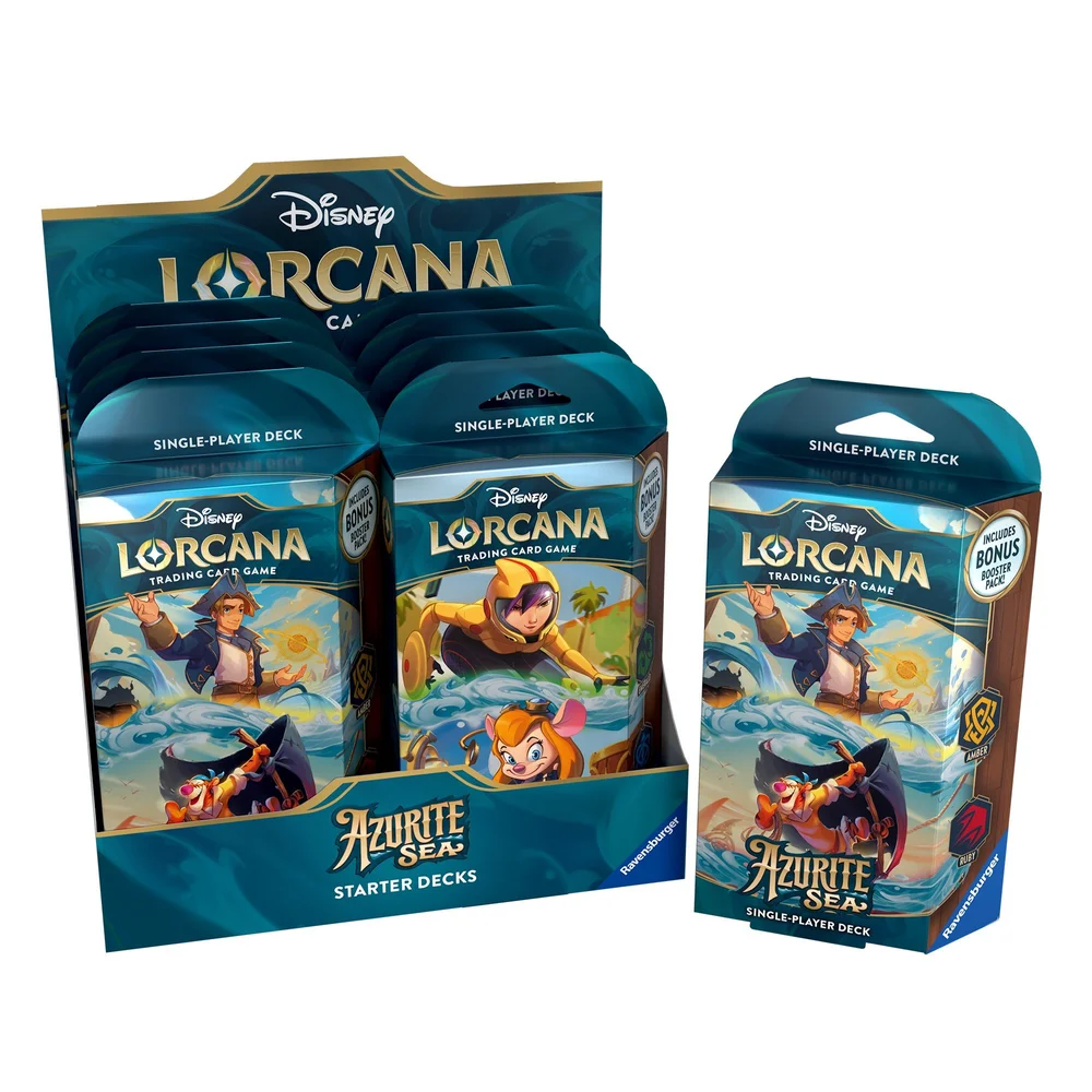lorcana decks starter Lorcana: Rise of the Floodborn Starter Deck Display (8 Decks) – Double  Infinity Gaming main image 0