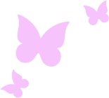 Pink butterfly graphic accent used in Nicole Gray’s brand design.