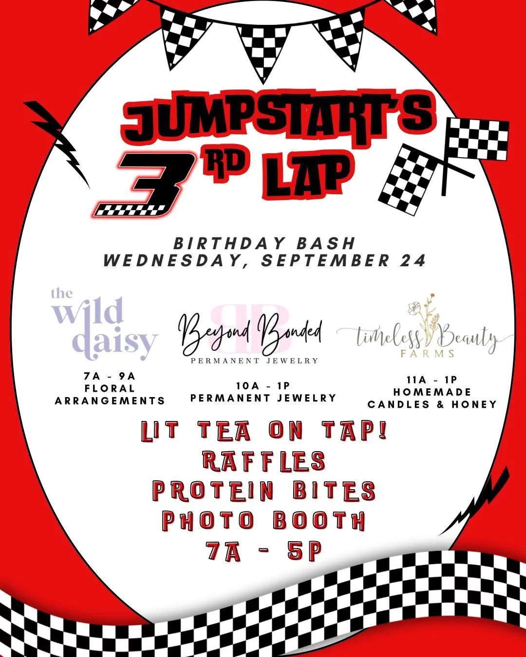 Jumpstarts 3 year birthday!
