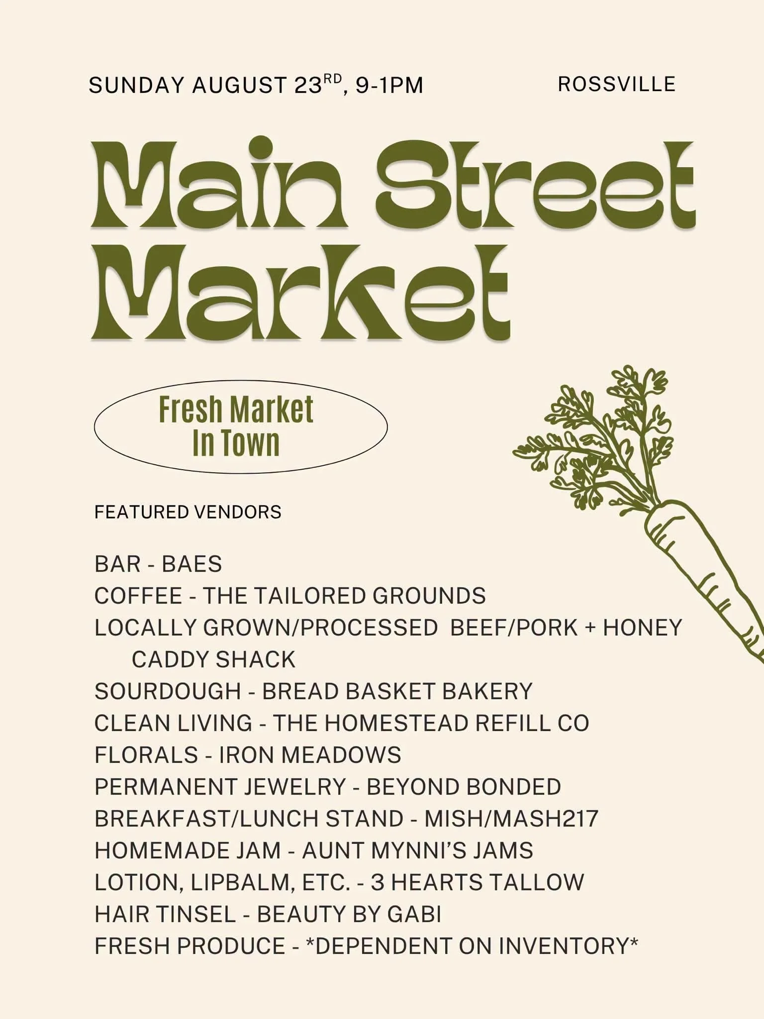 Farmers Market in Rossville