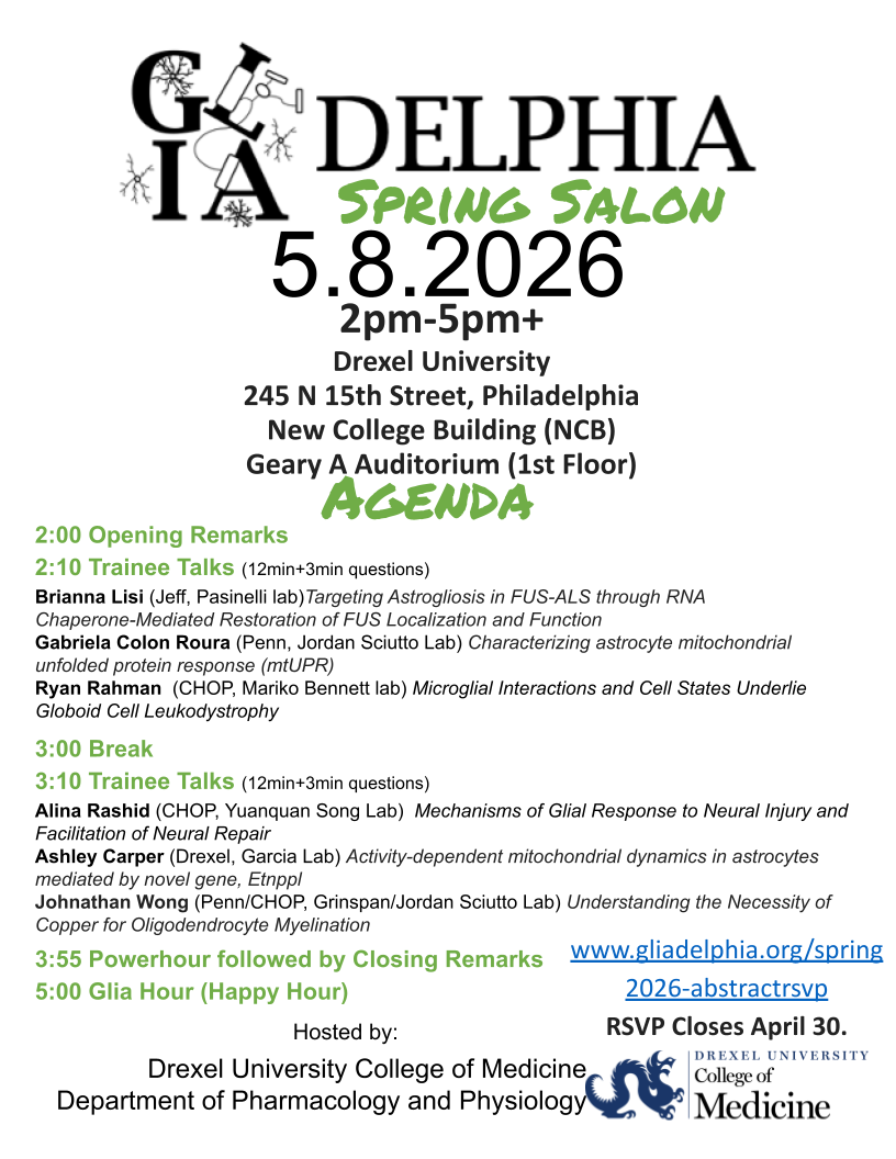 Gliadelphia Spring 2026 Agenda