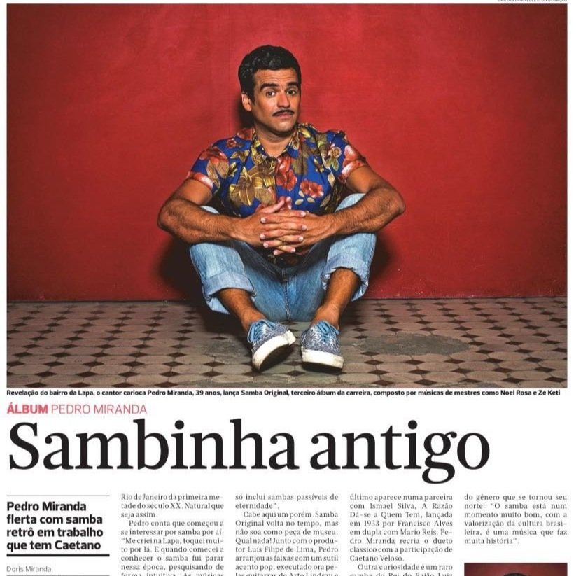 Samba Original" é destaque na Folha de São Paulo e no Correio da Bahia