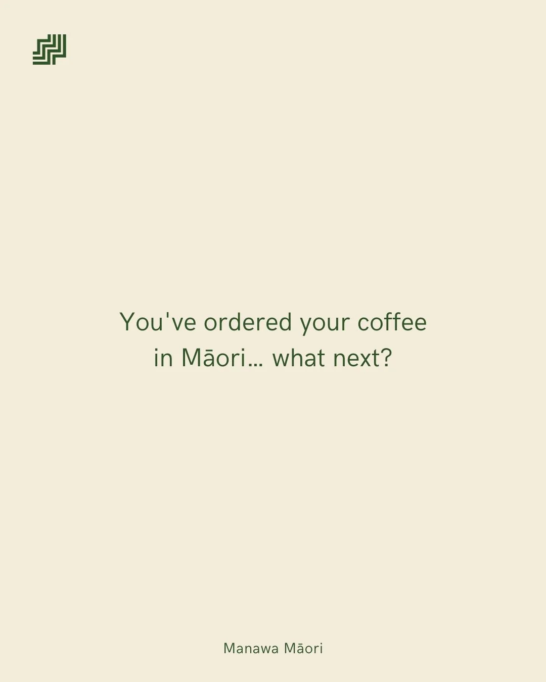 It's Māori Language Week, and that's got most of us ordering our coffee in te reo Māori. But what happens once you've nailed that? Swipe to learn 3 phrases you can try next to keep the conversation flowing. Which one will you use first? ☕