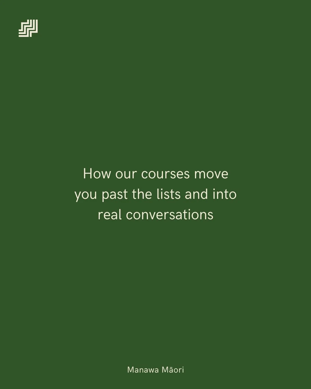 So many learners tell us they get stuck memorising words, but when it's time to kōrero, nothing comes out. We know that feeling (we've been there too). That's why our courses are built differently ✅

Our approach is simple: practical, authentic, and 