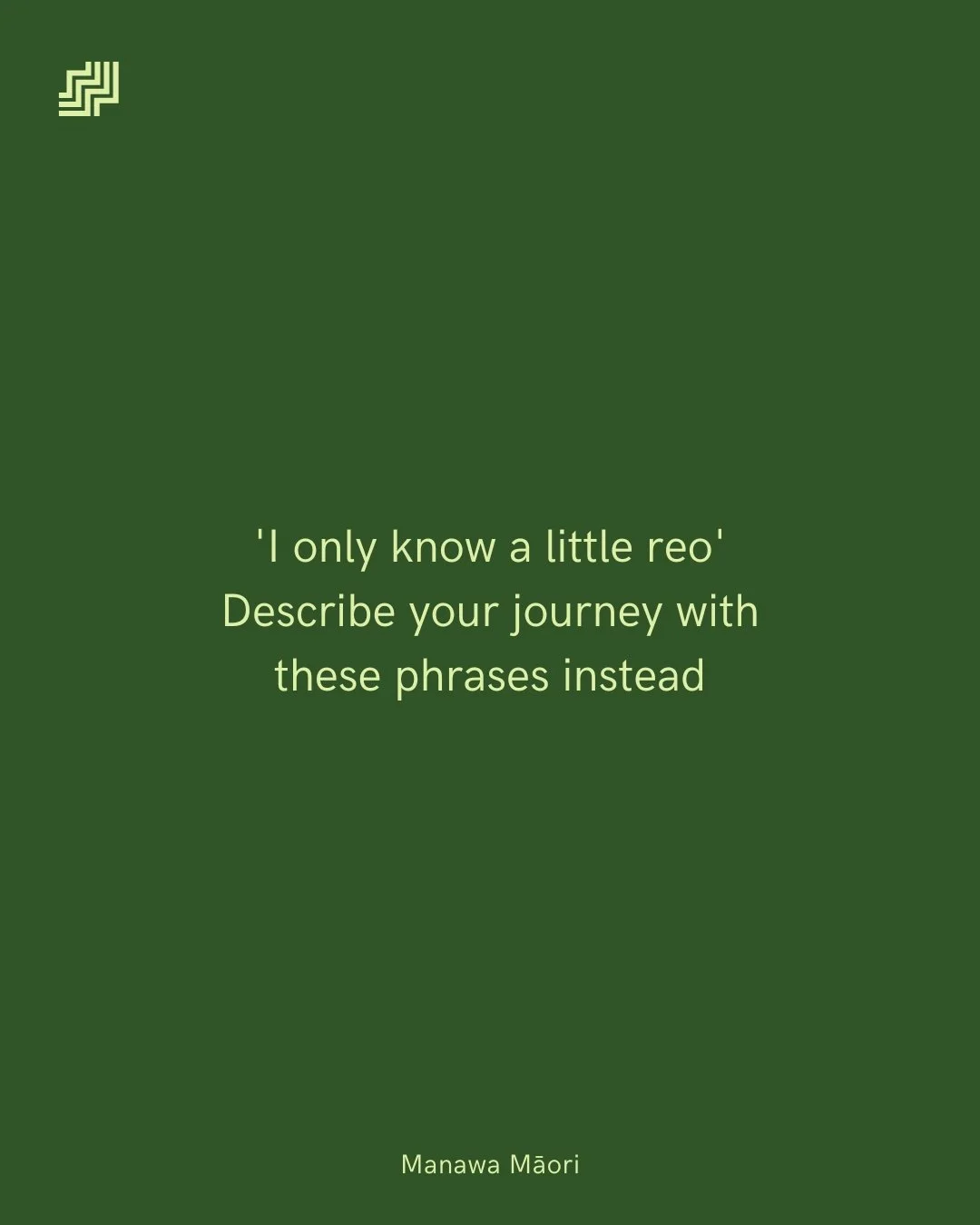 Some of our favourite ways to talk about your reo journey naturally, without putting yourself down 🌱
Each phrase celebrates learning, growth, and movement forward, instead of focusing on what you don't know. Try swapping one of these phrases into y