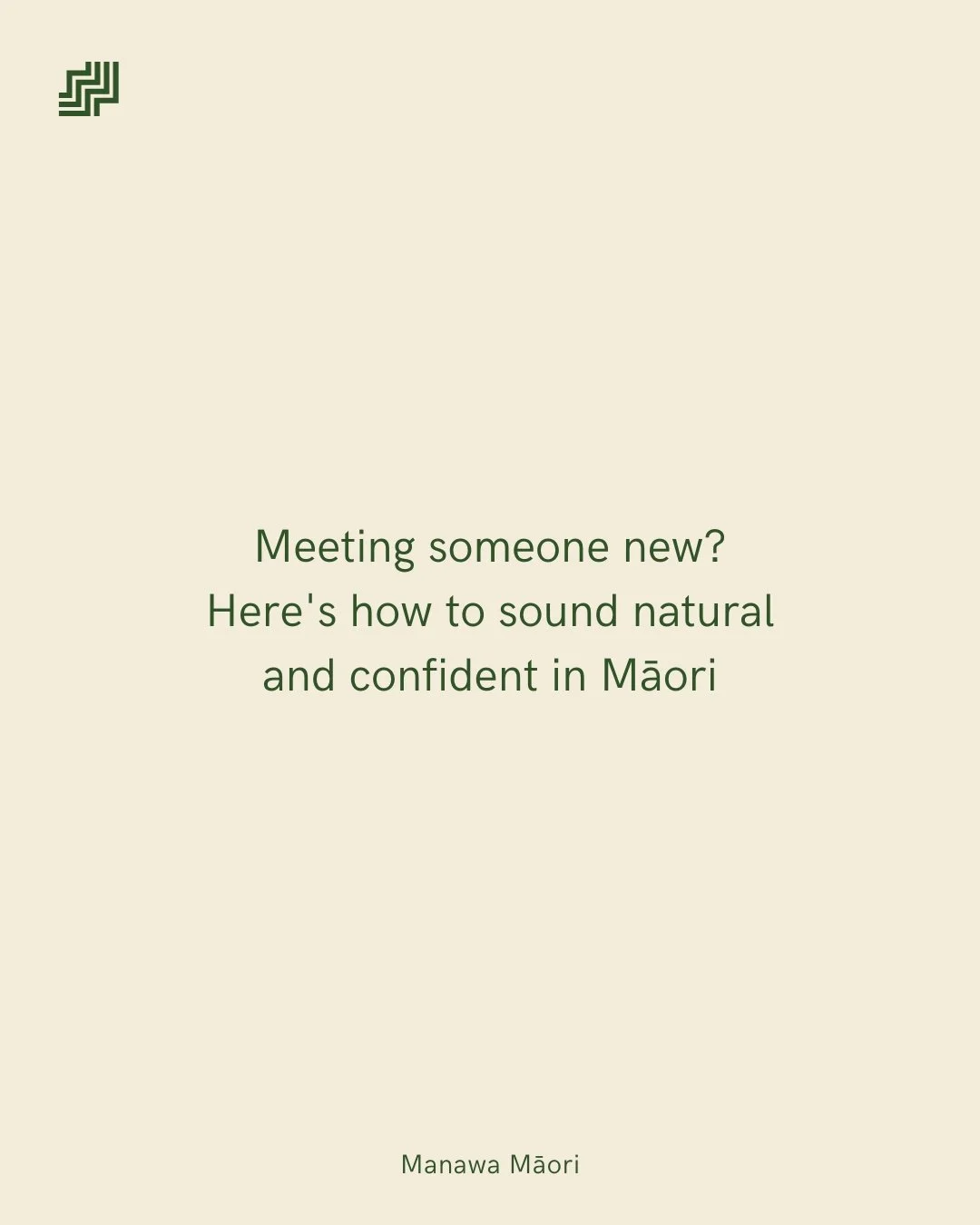 First impressions always count, and starting a conversation in te reo Māori is no exception, nē? 
We've put together a quick guide of first meet & greet phrases you can use to open a kōrero naturally and connect with ease. Start small, and see w
