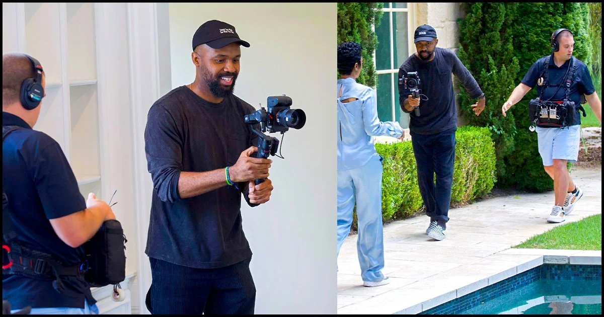 Behind-the-scenes Atlanta filmmaker capturing branded video content in Georgia photo shoot