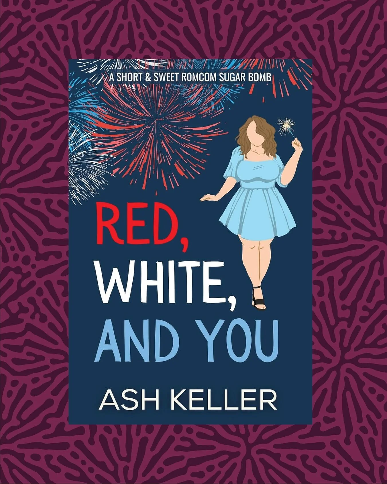 Brace Yourselves! I’m getting to the reviews and content I missed while on vacation and recovering from illness.
🎆📚 Mini Book Review: Red, White, and You by @ashkellerbooks 🇺🇸
If you’re looking for a short & sweet romcom to kick
